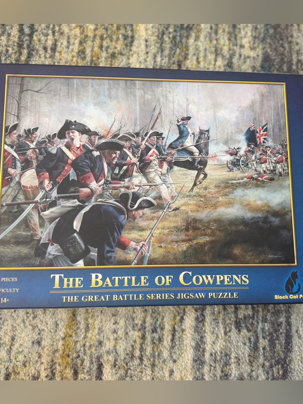 Black Cat Puzzles “The Battle of Cowpens” 1000 pieces Jigsaw Puzzle